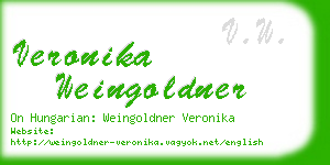 veronika weingoldner business card